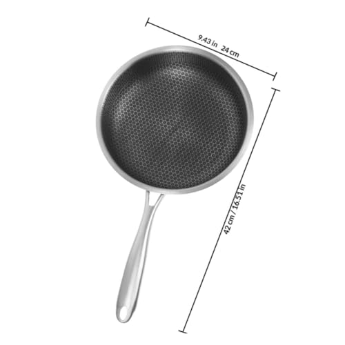 Poêle à œufs acier inoxydable anti-surcuisson pour œuf plat réussi