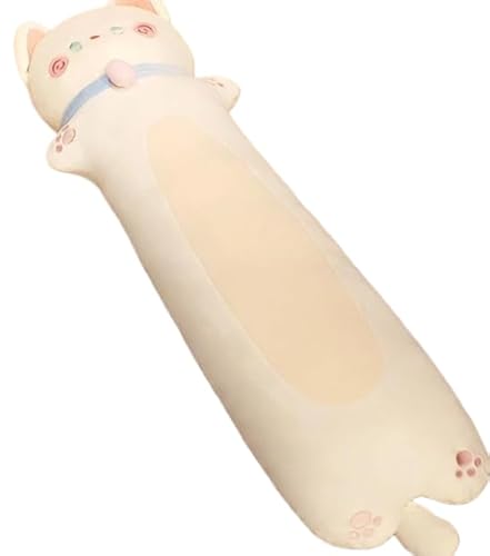 LumingLight猫 かわいい ぬいぐるみ 男の子 女の子 抱き枕 誕生日 置物 プレゼント クリスマス お祝い ねこ ロング 贈り物 添い寝枕 動物 大きい 特大 クッション 縫い包み インテリア 癒される 150cm 動物 写真2 女性 肌触り良い