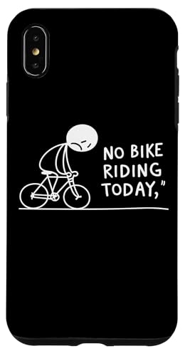 No Bike Ride Today �y�����T�C�N�����O���[���A �o�C�J�[�T�C�N���X�g���� �X�}�z�P�[�X iPhone XS Max �p