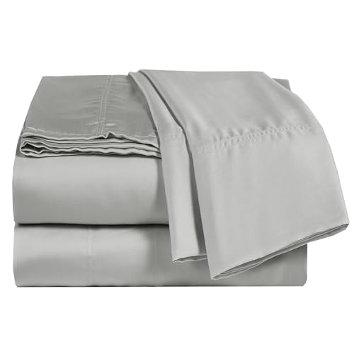 ELINEN Viscose Sheet Set - Queen Size,100% Rayon Made from Bamboo,4 Piece Set with Deep Pockets up...
