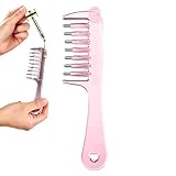 Oil Hair Applicator PP Leakproof Refillable Dispenser Massage Comb
