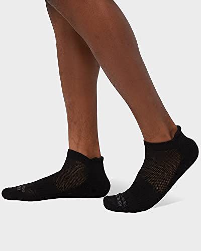 32 DEGREEES Men's 6 Pack Comfort Ankle Socks | Anti-Odor | Cushioned Heel | Arch Support| Active | Casual | Work2