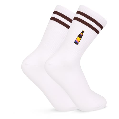 Kaempe Socken für Spezi, Fashion Merch für Paulaner Spezi, Lustige Tennissocken mit Motiv für Männer und Frau für Geschenke