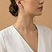 Gold Tone Flower Ear Jackets for Women - 2 in 1 Convertible Rhinestone Studs with Pearl Tassel Snake Chain, Linear Drop Fringe Statement Fashion Earrings for Wedding Party Prom (Gold)