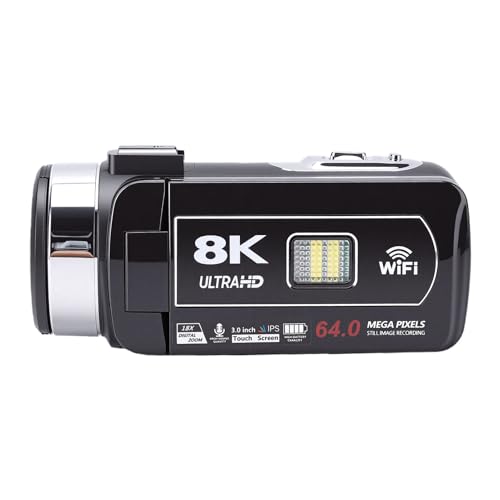 Caméra de Vlogging 8K Asixxsix pour Partager vos Voyages et Créer vos Contenus