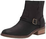 Sperry Women's Seaport Storm Buckle Bootsie Leather Fashion Boot, Black, 7.5