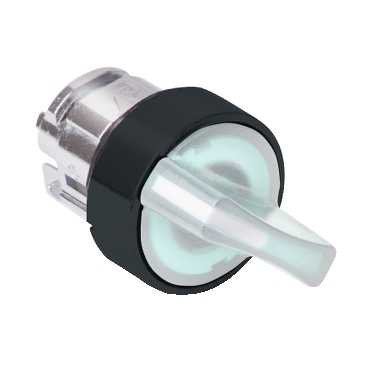 Schneider ZB4BK13137 Façade pour sélecteur de lumière Ø 22 3 Positions à enclenchement - vue 2