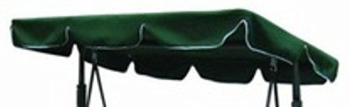 Springs & Canopies Green Replacement Canopy For Garden Swing 2/3 Seater Different Sizes And Styles Available (220 X 120, )