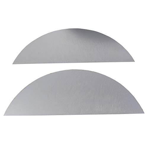 Steel Round Trailer Fenders Single Axle & Fender Backs 2 Pcs Fits 14"-16" Wheels #TOP5