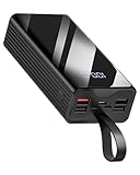 Lanerbo Power Bank,50000 mAh Externer Handyakku, QC3.0, PD22.5W Schnell Aufladende Powerbank,Kompatibel mit iPhone,iPad und mehr