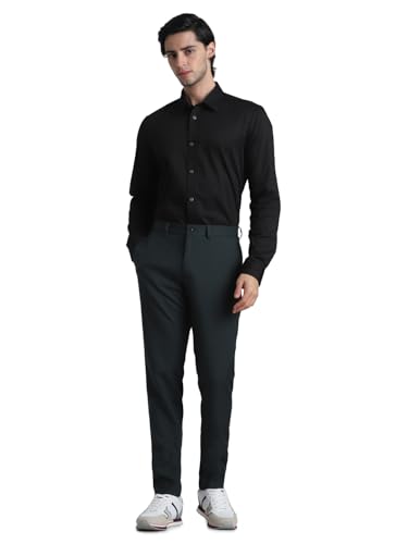 Image of Jack & Jones Men's Cotton Solid Slim Fit Shirt