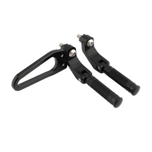 Kit montage repose-pieds arrière moto R18 pédale noire stable