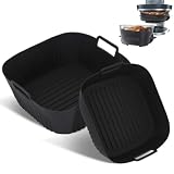 Silicone Air Fryer Liners for Ninja Crispi Pro AS101CY, 6QT & 2.5QT Reusable...