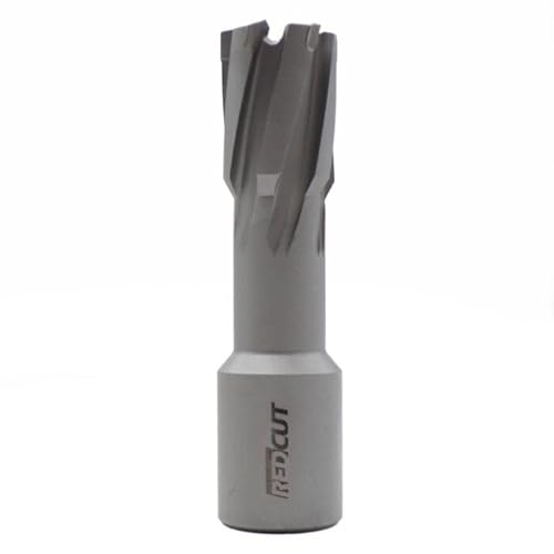 Image of RedCut 18mm x 35mm Cutting Depth TCT Annular Cutter, Short Series Broach Cutter for Magnetic Drills (18mm Diameter)