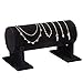 Juvale Headband Velvet Jewelry Organizer, Black T Bar Jewelry Stand for Boutiques, Small Business (12 x 7 In) - Headband Holder