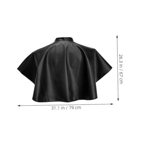 Capa impermeable para tinte de cabello 2 pzs negro para barbería miniatura 7