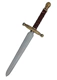 Gewicht: 120 g LARP Polsterwaffe Stilett ca. 45 cm Dolch Schaumstoff für Rollenspiel Dagger Wikinger