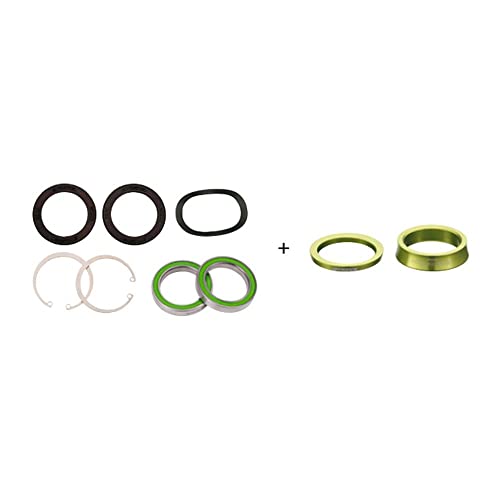 FSA BB30A Spacers 386 Evo EL213 BB30 BB Adapter - Green