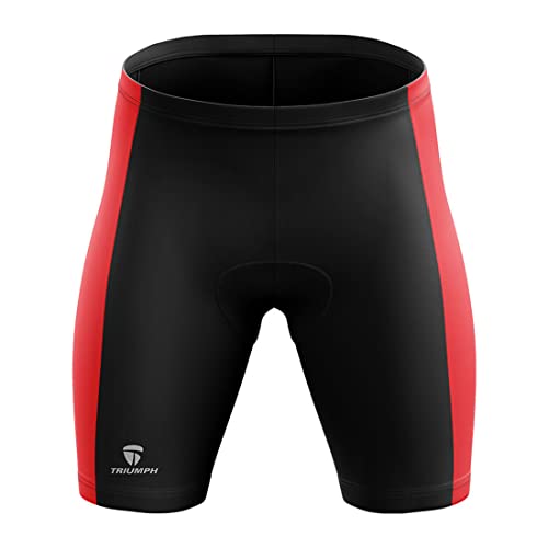 Image of Triumph Men's Cycling Shorts with Foam Padded. These Biking Half Pants are The Most Important Bikes Accessories for Boys /Men Cycling Enthusiasts. Dress Yourself with The Leader in Cycling Clothes