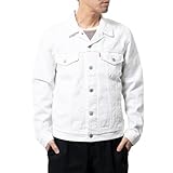 [リーバイス] 72334 デニムジャケット ザ・トラッカー メンズ ジージャン Gジャン ホワイトデニム (JP, アルファベット, M)