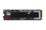 Samsung SSD Interne 9100 Pro, NVMe 2.0 PCIe 5.0x4, Capacité 4To, Vitesse de Lecture jusqu'à 14 800 Mo/s, Les Performances de la Gen5, MZ-VAP4T0BW