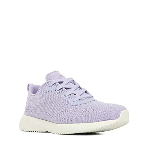 Skechers Skechers Women's Bobs Squad Total Glam Trainers, 4, Lavender Engineered Knit, 3 UK