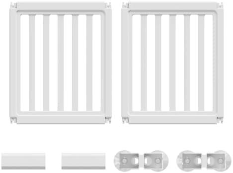 EVERFRONT Dog Playpen Indoor, Puppy Playpen, White 30" H, 2 Panel...