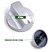 Imagen de ELECTROTODO Mando Color Metal Compatible con Cocina Teka