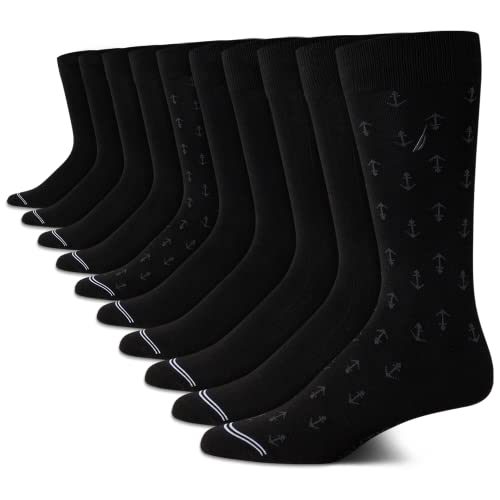 Chaussettes habillées de mi-saison à motifs Nautica pour hommes exigeants pointure 39-46