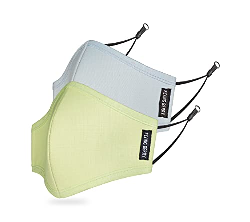 Image of FLYING BERRY Comfortable Anti Pollution Multi Layers Washable Linen Face Mask