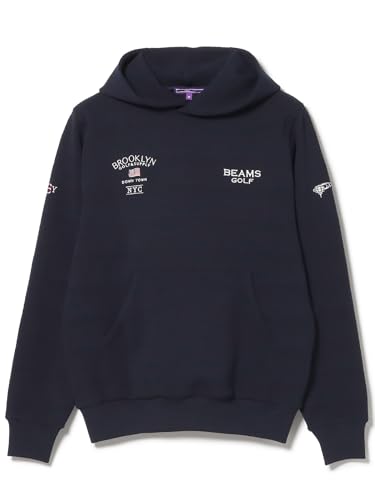 [�r�[���X�S���t] L/S�j�b�g PURPLE LABEL BROOKLYN �j�b�g �p�[�J�[ �����Y NAVY M