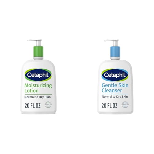 Cetaphil Body Moisturizer, Hydrating Moisturizing Lotion for All Skin Types and Face Wash, Hydrating Gentle Skin Cleanser for Dry to Normal Sensitive Skin, NEW 20oz - image 1