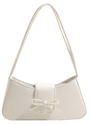 Sweet Womens Shoulder Bag Vegan Leather Clutch Bag For Women Trendy Underarm Handbag Casual Y2K Purse Versatile Work Purse