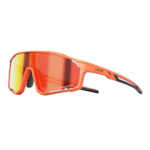 Lunettes de soleil enfant polarisées KAPVOE K9033 pour le vélo et le VTT de 6 à 12 ans