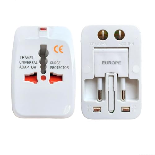 Adaptador De Tomada Plug Universal Padrão Para Viagem Internacional Países Bivolt 110v/220v Portátil