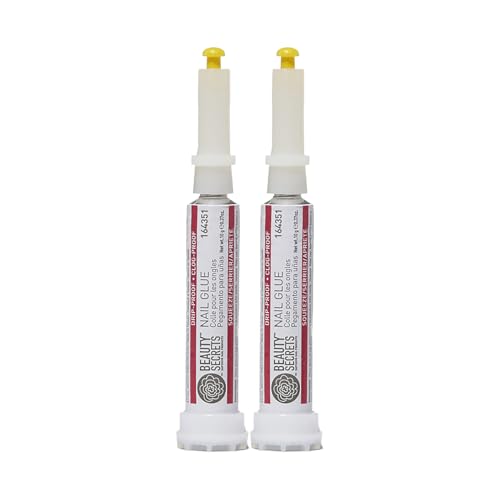 Beauty Secrets Nail Glue Drip & Clog Proof 2 Pack