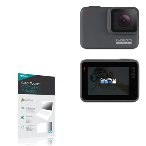 BoxWave Screen Protector Compatible with GoPro Hero 7 Silver - ClearTouch Crystal Privacy (2-Pack), Privacy Screen Protector Flexible Film Clear