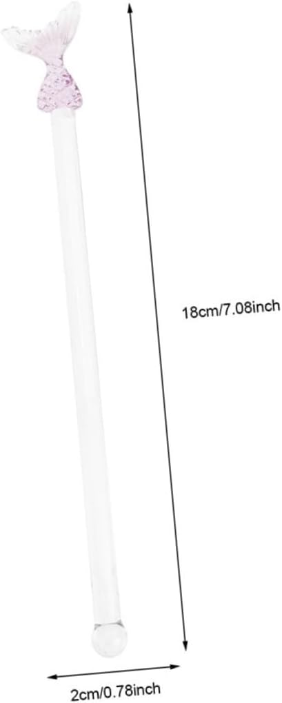 4pcs Mermaid Drink Stirrers Ergonomic Mixing Sticks for Coffee Cocktails Juices Milk Tea Creative Chic Design for Drinks Decoration