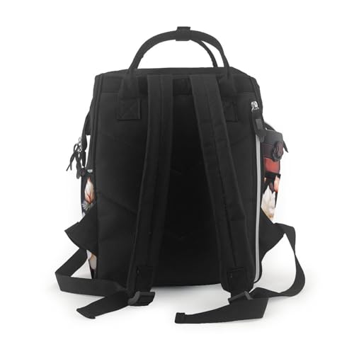 Sac à dos à langer imperméable avec compartiment d'allaitement - 3