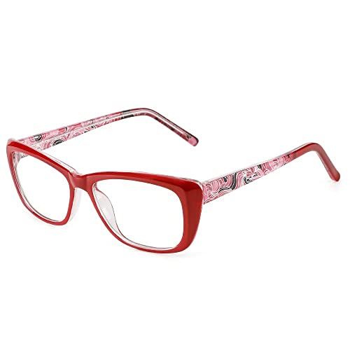 Image of Cyxus Semi Rim Blue Light Glasses for Men Women TR90 Metal Frame UV Blocking Computer Glasses Clear Lens Square Eyewear