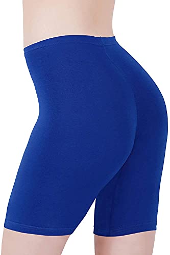 Image of R LON Cotton Lycra Tight Fit Stretchable Cycling Shorts Womens | Shorties for Active wear /Exercise /Workout /Yoga /Gym /Cycle /Running