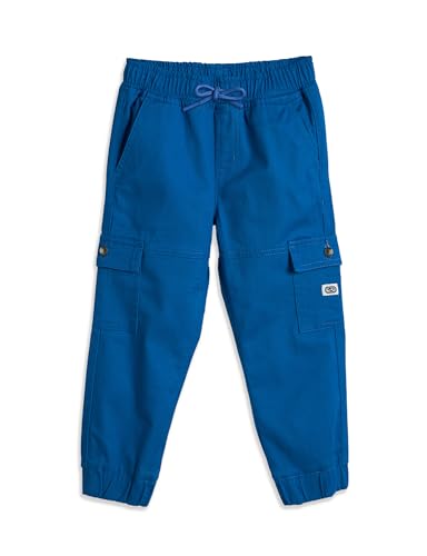 Image of Amazon Brand - Symbol Boy's Cotton Cargo Jogger | Elasticated Waistband and Cuff | Stretchable | Age 2-14 Years