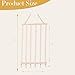 YOcity Bow Organizer for Girls Baby Headband Holder Bow Holder for Girls Hair Accessory Storage Headband Organizer for Girls Wall Room Baby Nursery Decors (Beige)