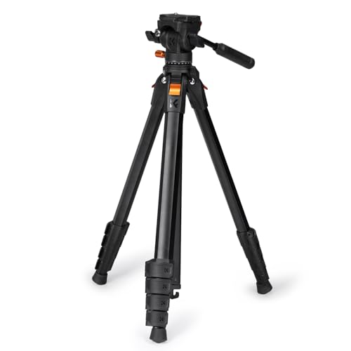 カメラ三脚コンパクト軽量K&F CONCEPT 最大高さ187cm
