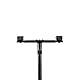 Gravity LS SUPER TB 01 - Super mini Querträger für 35 mm Stative, Lichtstativ, schwarz