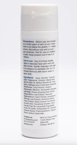 Peeq Microdermabrasion Cream with Exfoliating Micro-Crystals, 3.3 fl oz, Skin Brightening Treatment