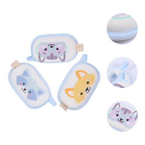Image of Ipetboom 3pcs Cotton Baby Bath Sponge, Kids Bath Sponges for Infants Babies Men Women Delicate Skin Absorbent Bath Shower Sponge super soft exfoliating bath sponge
