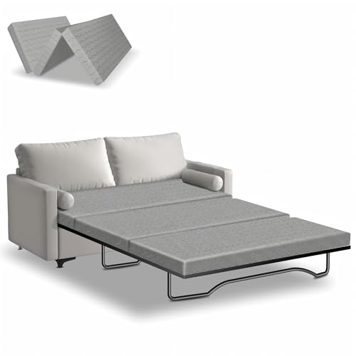 Srora Gray 4 Inch Gel Memory Foam Sofa Bed Mattress
