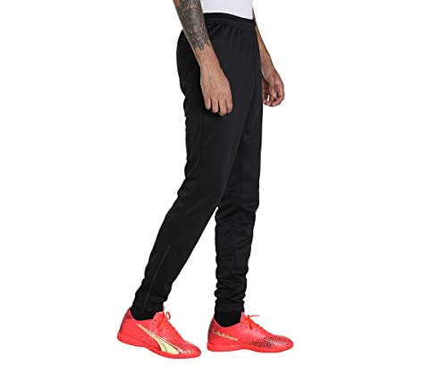 PUMA Unisex Teamrise Poly Træningsbukser Jogginghose, Puma Black-puma White, XL EU