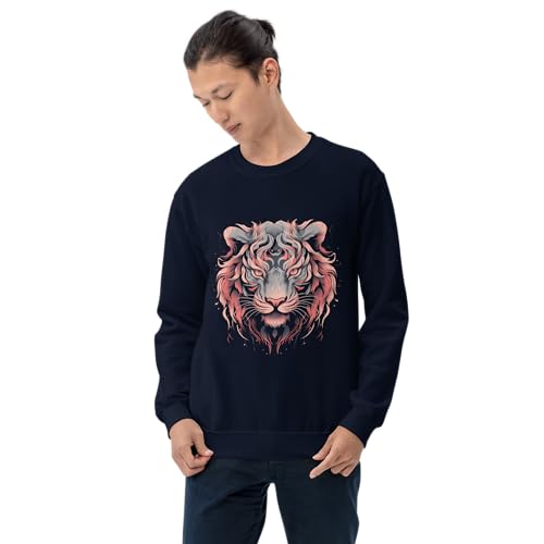 Sweat visage de tigre pull graphique idéal pour vos sorties urbaines